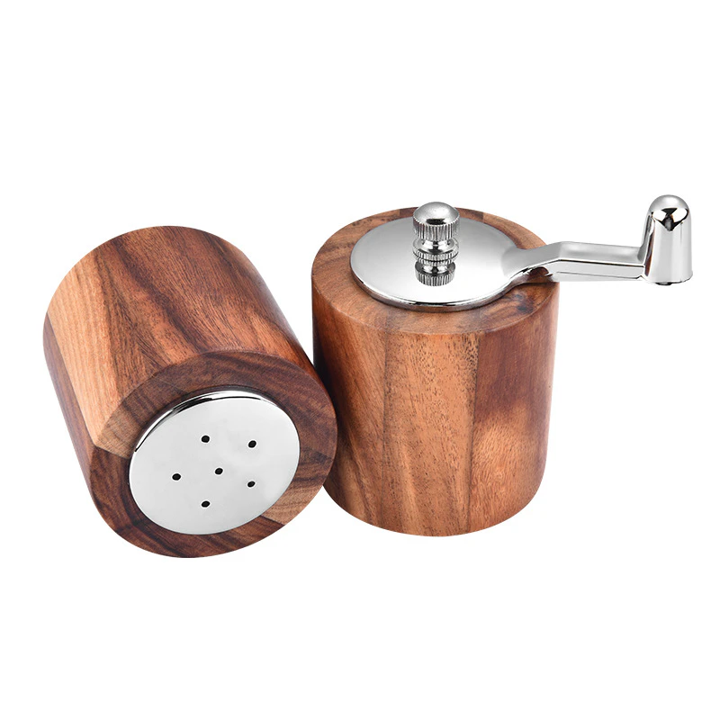 Acacia Wood Salt & Pepper Shakers