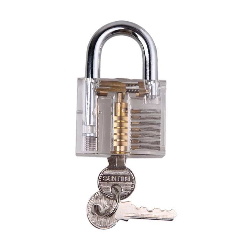 Transparent Locksmith Practise Padlock
