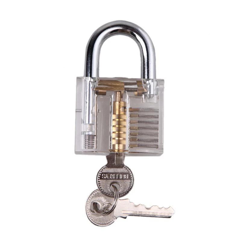 Transparent Locksmith Practise Padlock