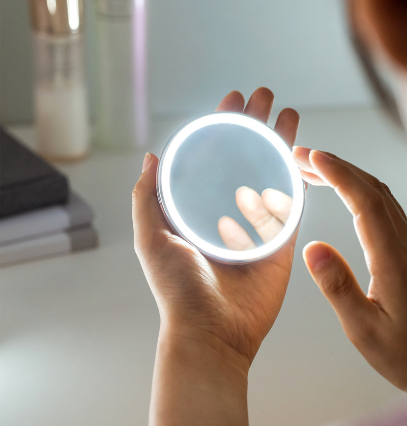 LED Compact Mirror