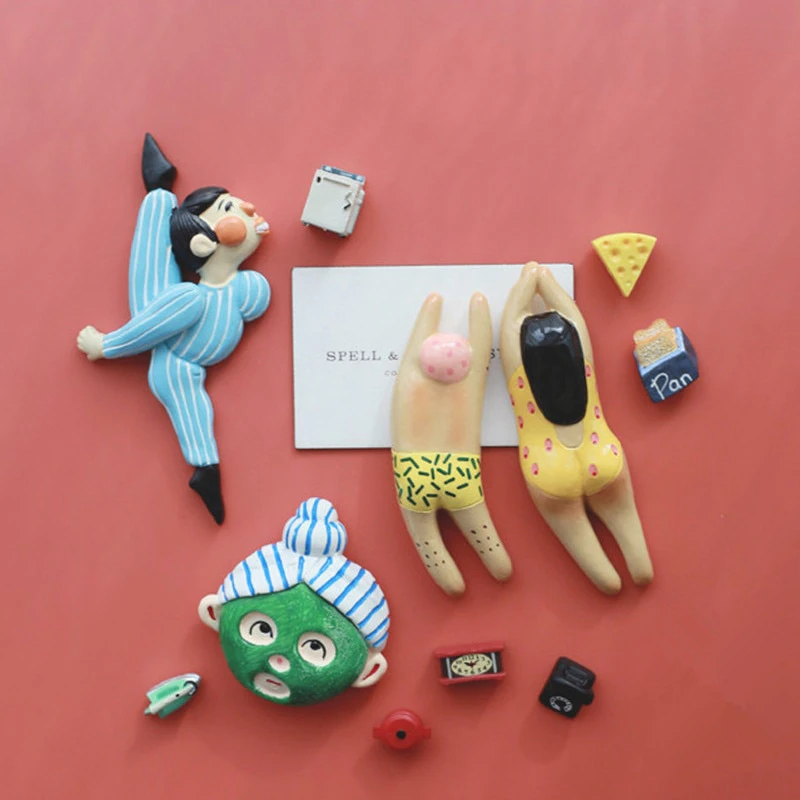 Quirky Cartoon Fridge Magnets