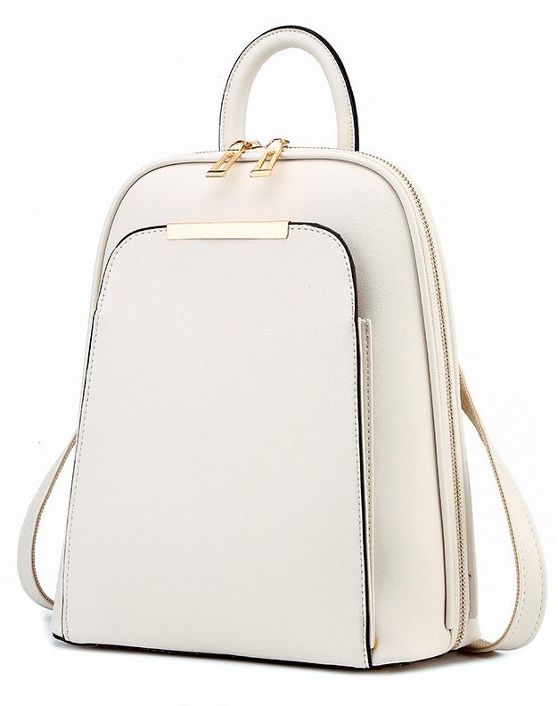 Minimal Womens Leather Backpack