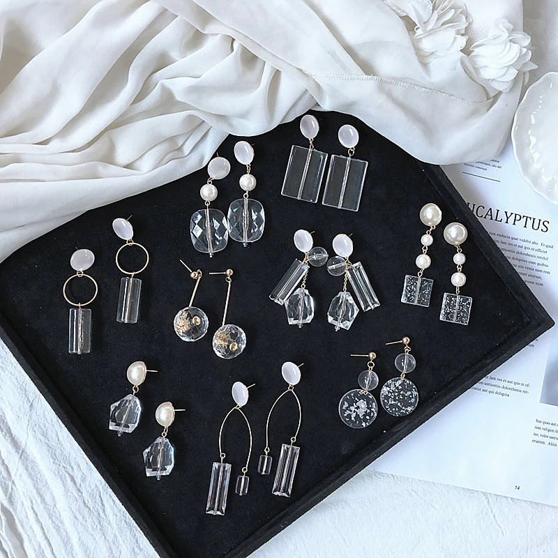 Acrylic Drop Earrings