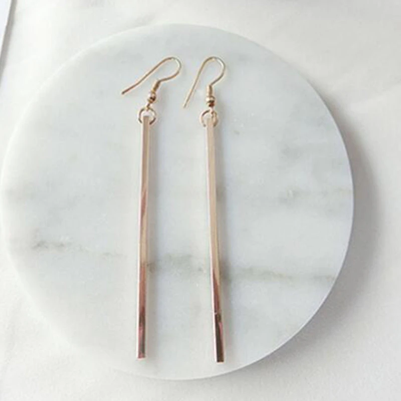 Tall Gold Earings