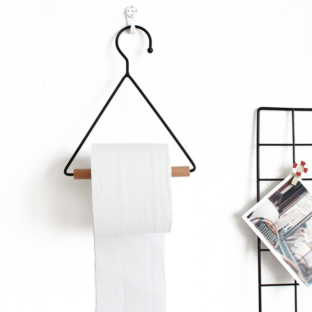 Geometric Toilet Roll Holder