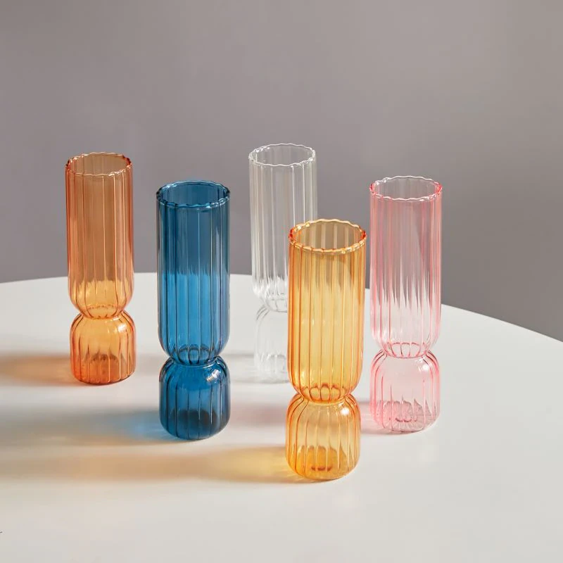 Small Ribbed Bubble Vase