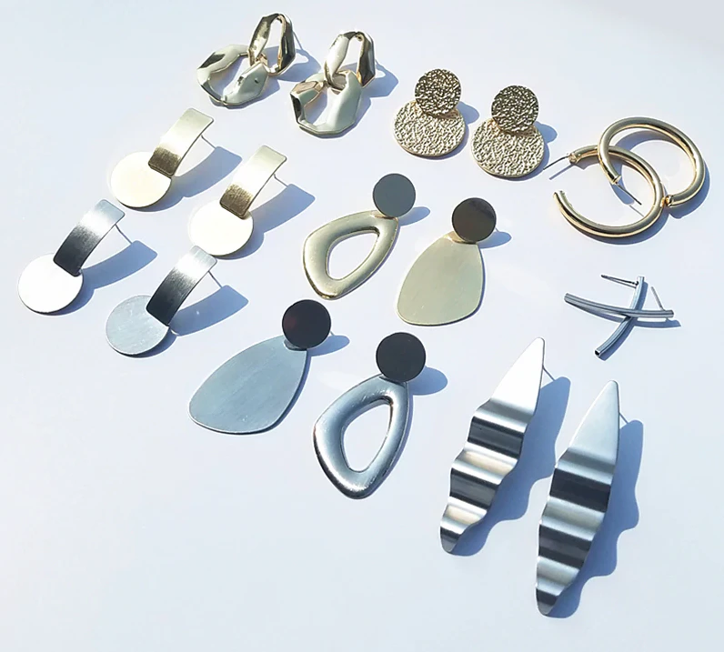 Asymetric Drop Earrings