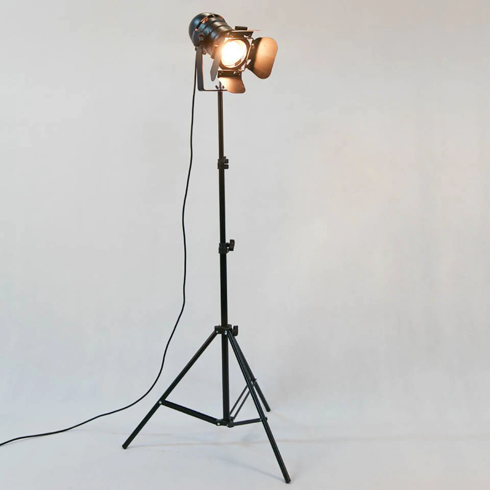 Industrial Tripod Edison Lamp