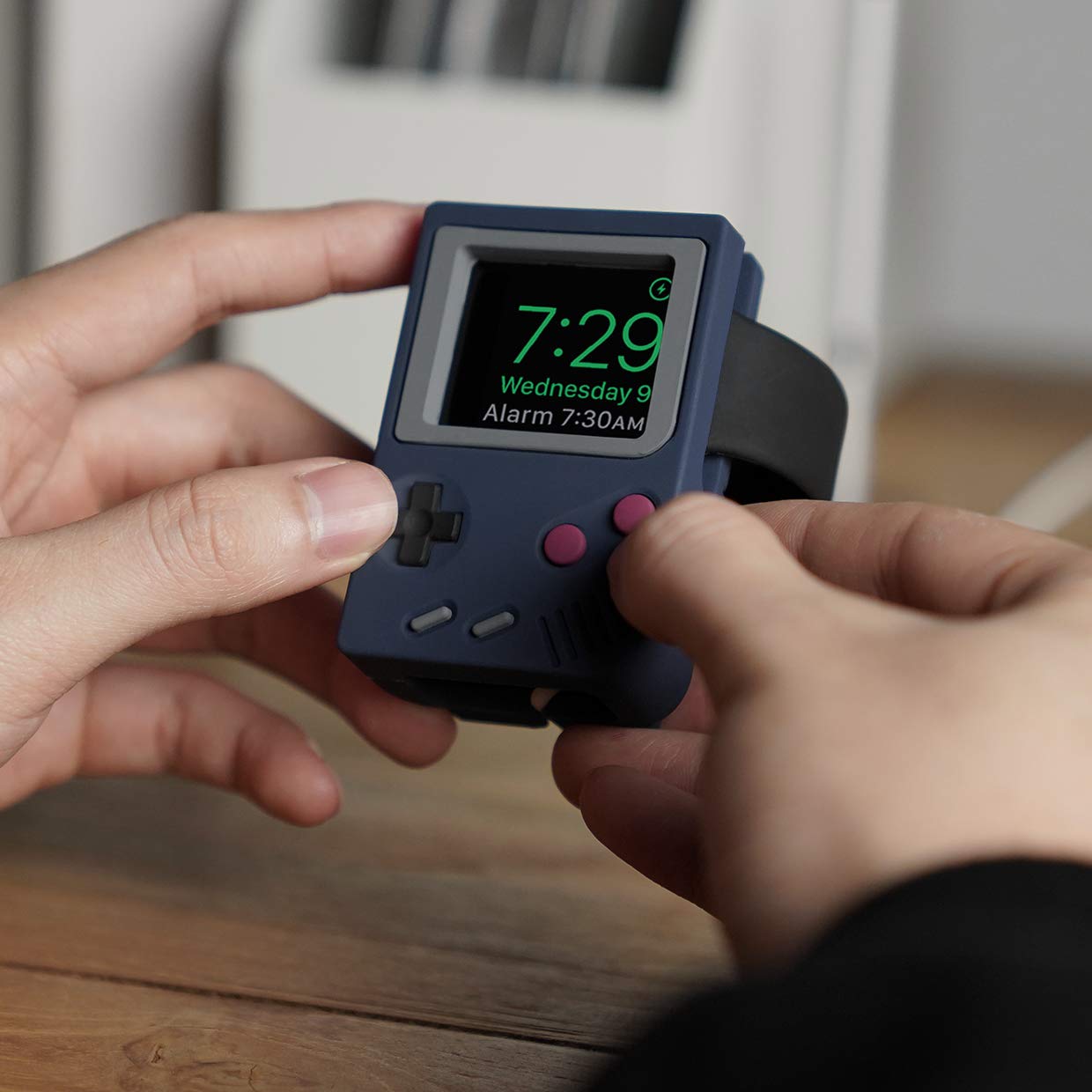 Gameboy Silicon Apple Watch Stand