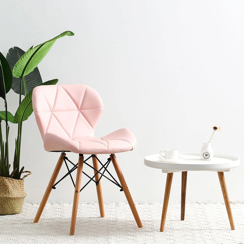 Geometric Padded Dining Chair