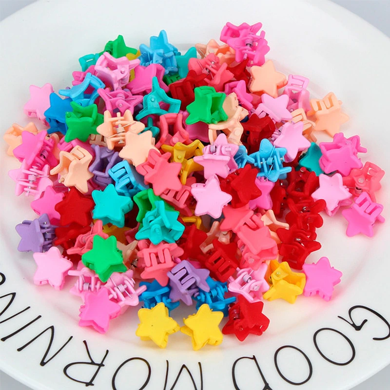 Colourful Mini Star Clips