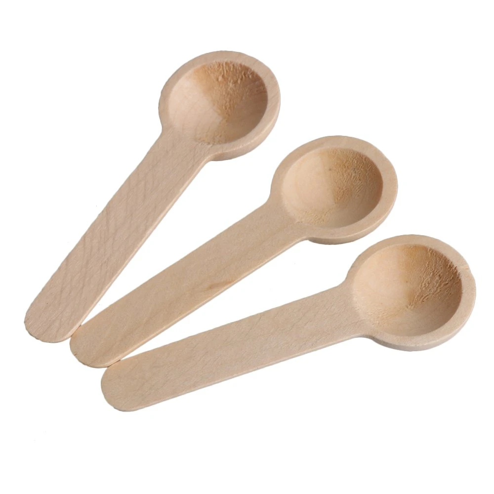 50pc Wooden Spice Spoons