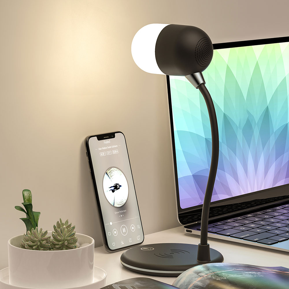 LED Wireless Charging Desk Lamp