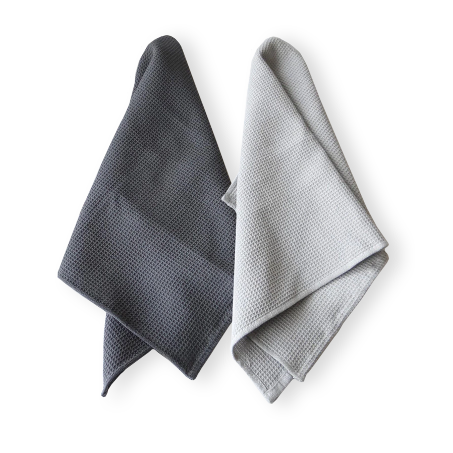 2pc Waffle Kitchen Towel Set