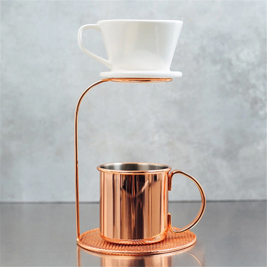 Rose Gold Coffee Dripper Stand