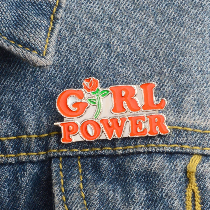 Girl Power Enamel Pin