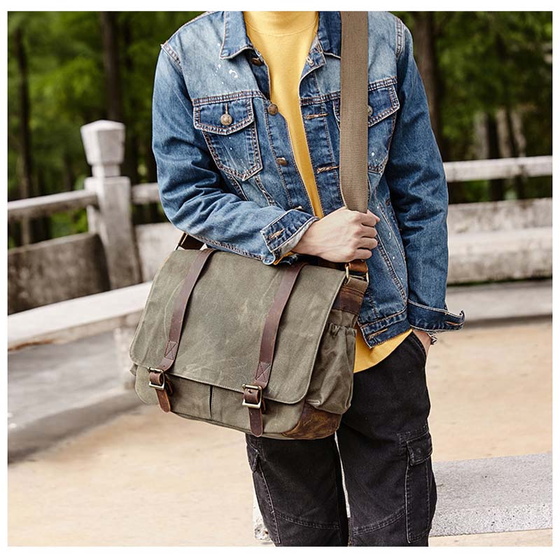 Canvas Photography Messenger Bag