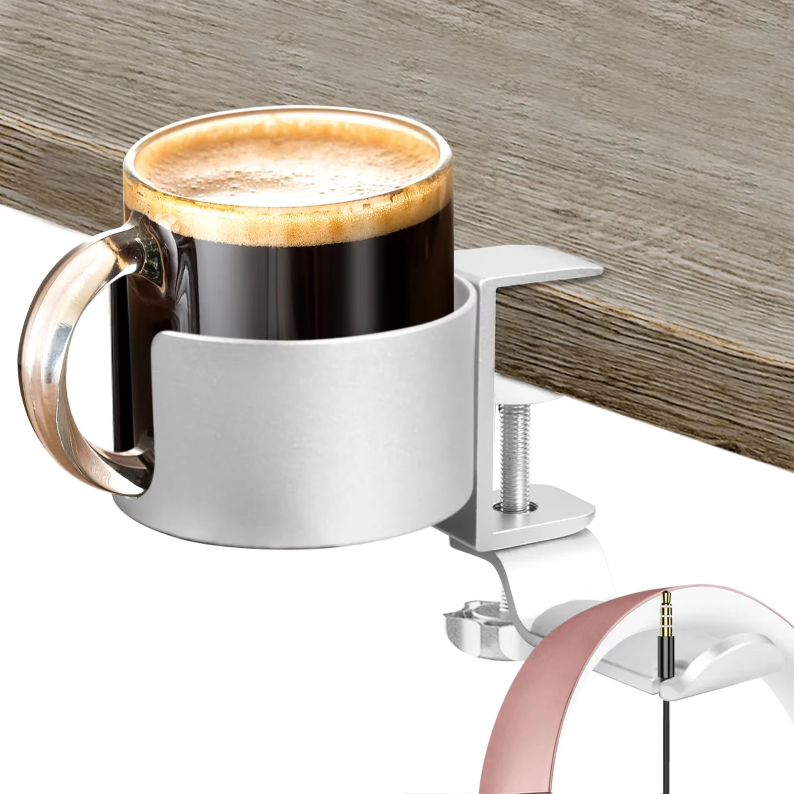 Headphone & Cup Holder