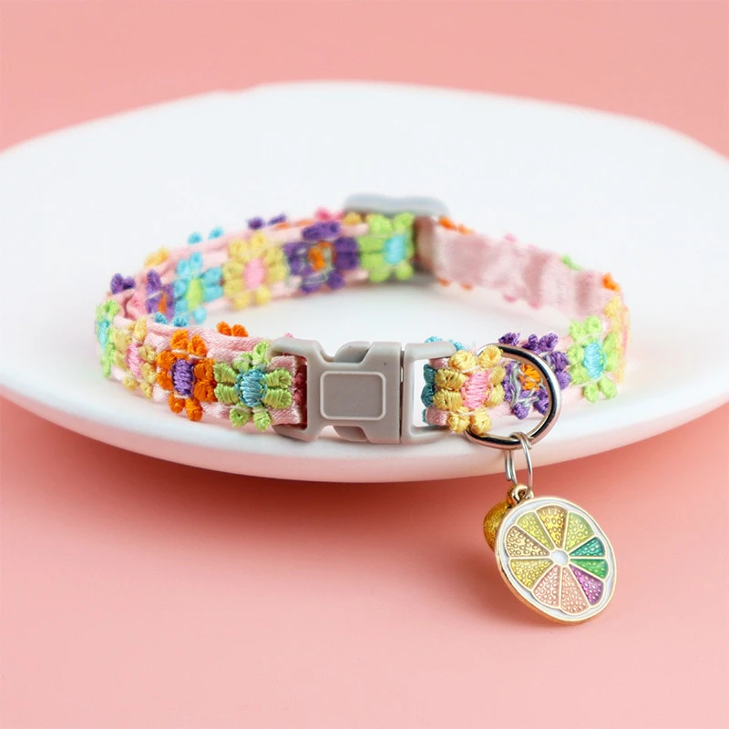 Rainbow Flower Collar