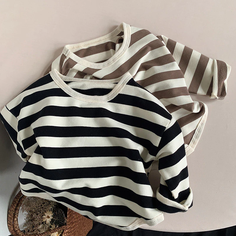 Striped Cotton Kids Tee