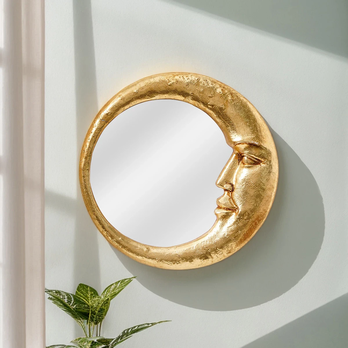 Gold Moon Mirror