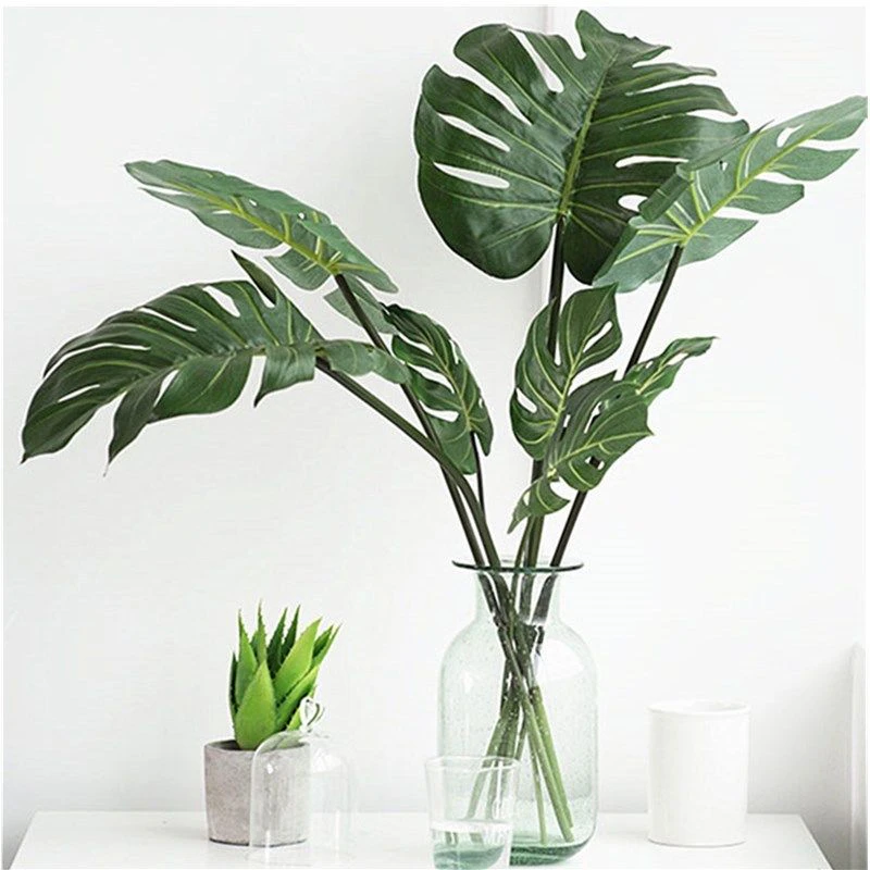 10pc Faux Monstera Leaves