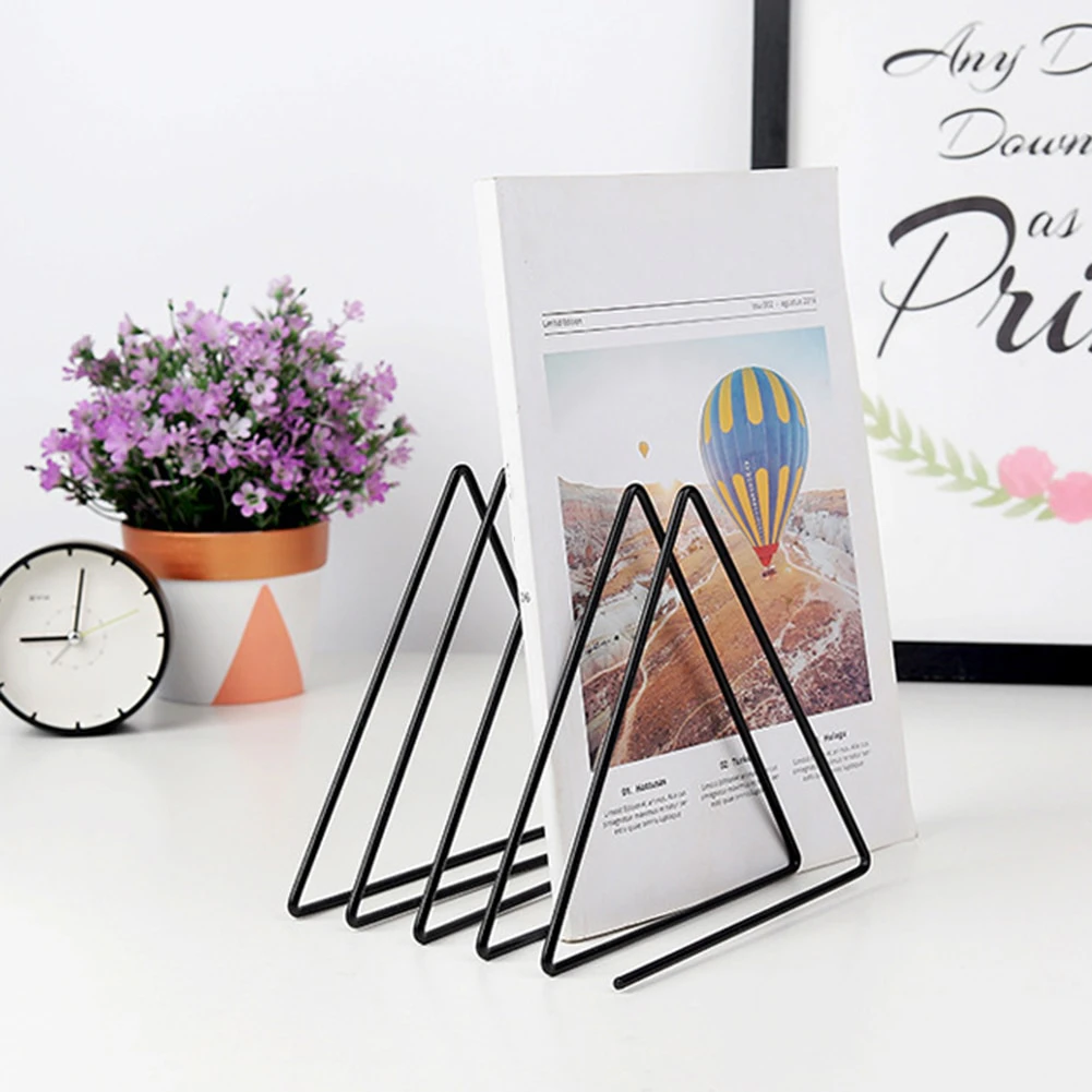 Triangle Magazine Rack