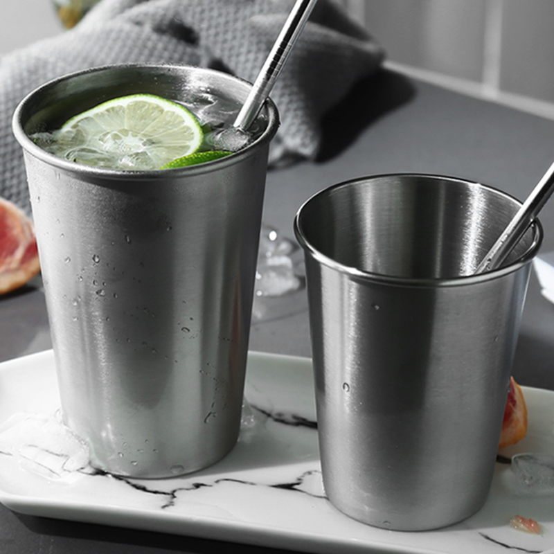 Large Stainless Steel Drinking Cup