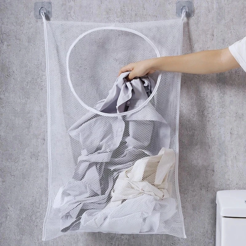 Mesh Hanging Laundry Basket