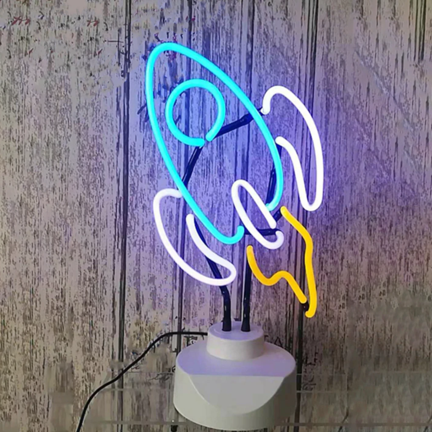 Rocketship Neon Lamp