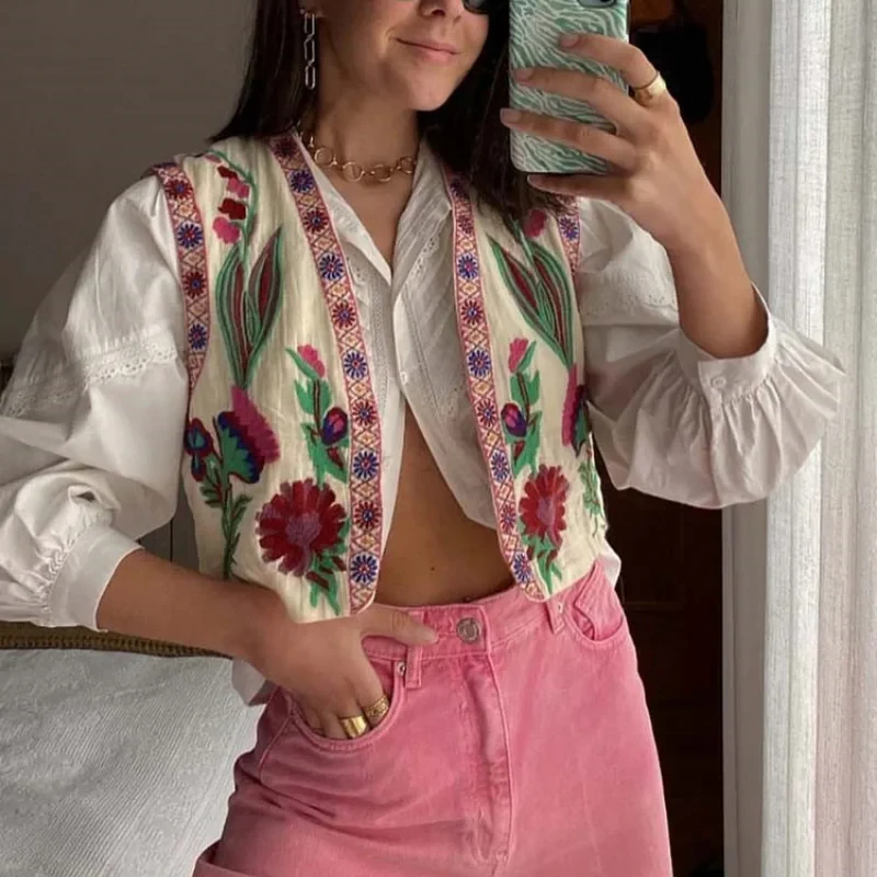 Embroidered Vest