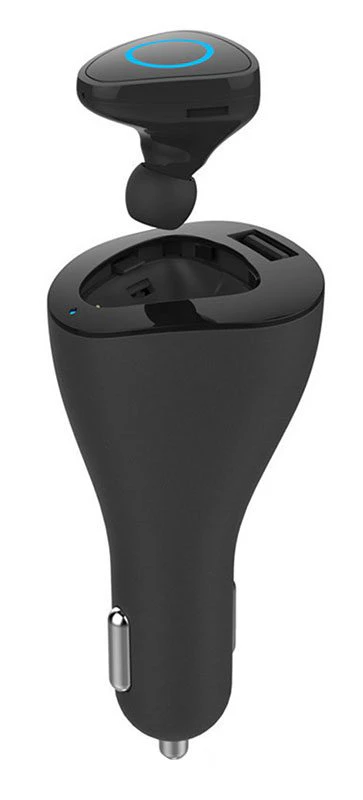 Bluetooth Earbud Car Charger with USB Port