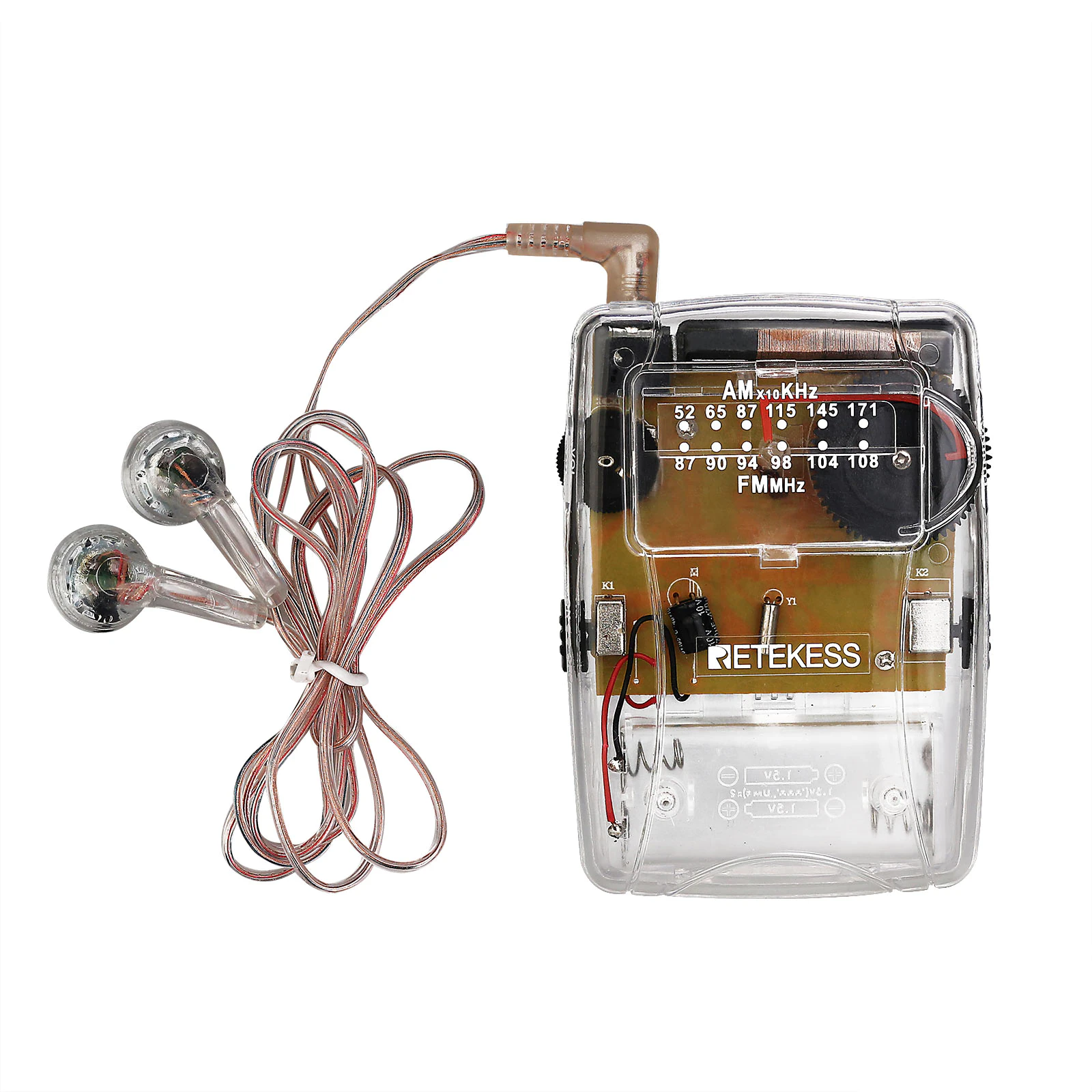 Transparent Portable FM Radio