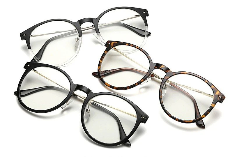 Retro Round Frame Optical Glasses