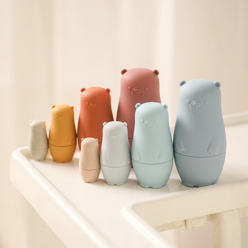 Silicone Stacking Bears