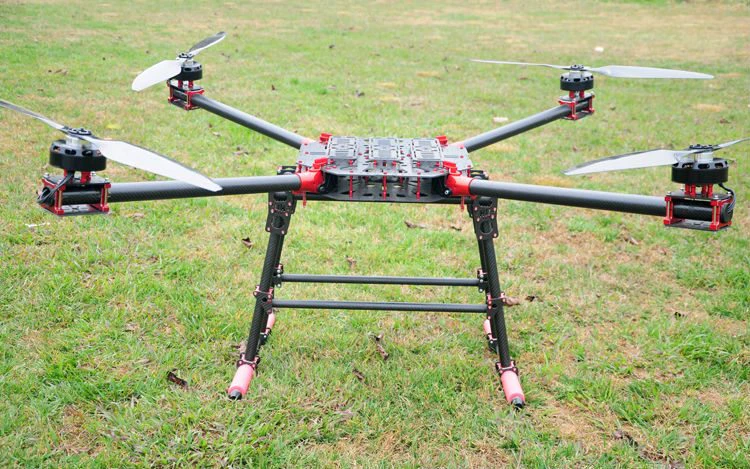 Collapsible Carbon Fiber Quadcopter with 30KG Payload