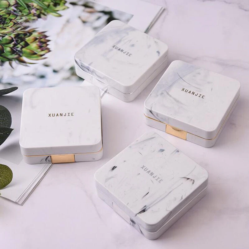 Marble Contact Lens Travel Case