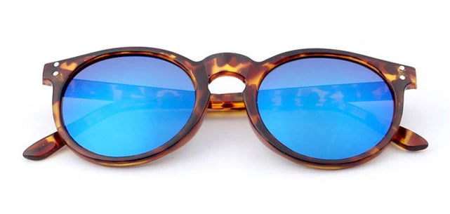 Leopard Tint Round Sunglasses
