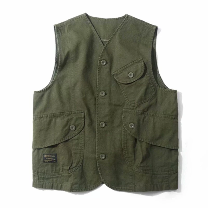 Canvas Fisherman Work Vest