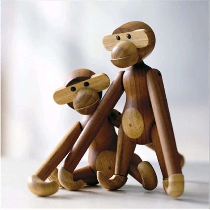 Scandy Wooden Monkeys