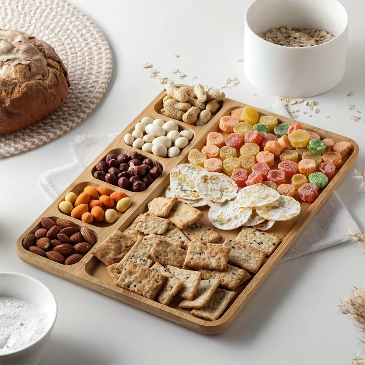 Bamboo Snack Tray