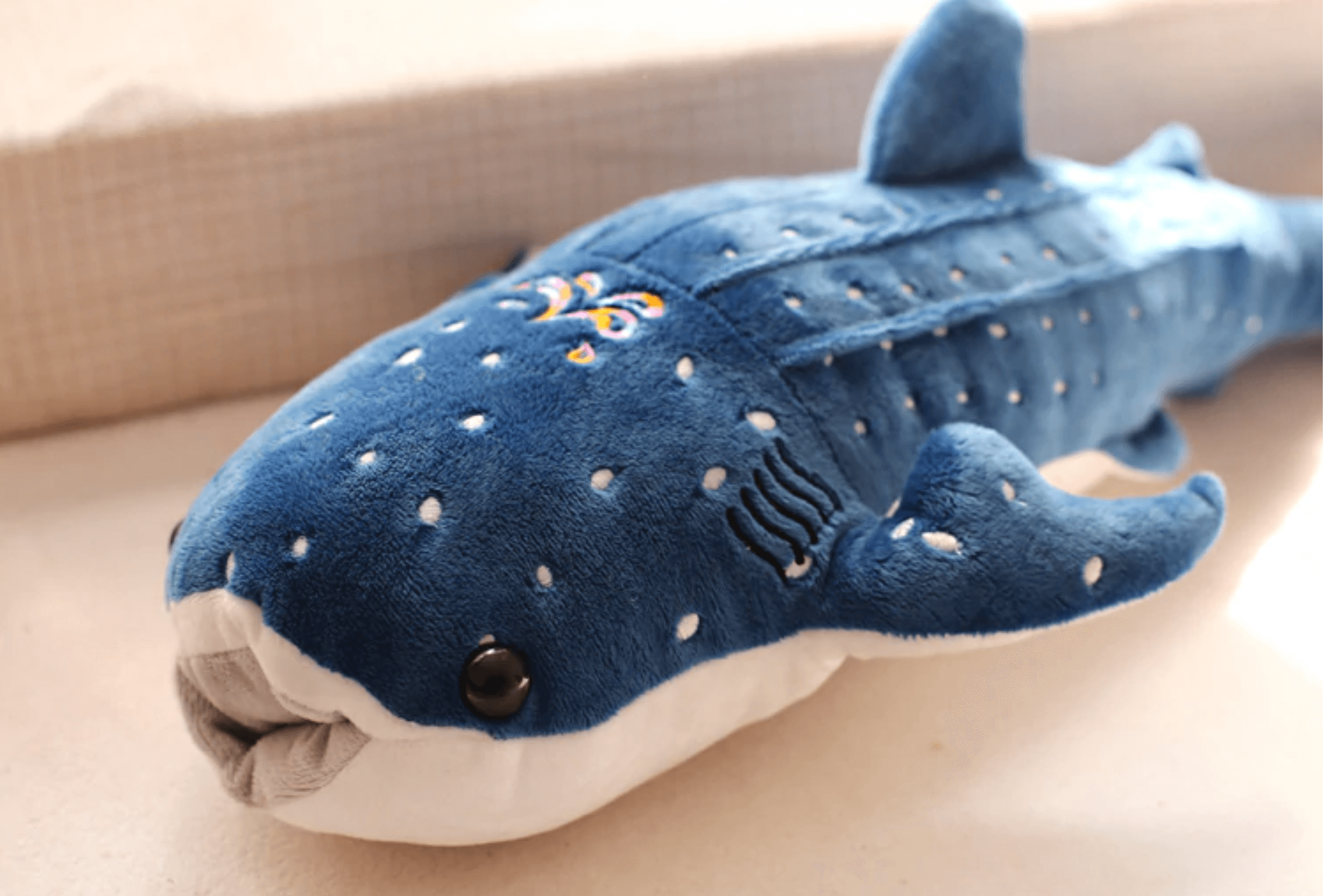 Giant Blue Whale Plush Toy