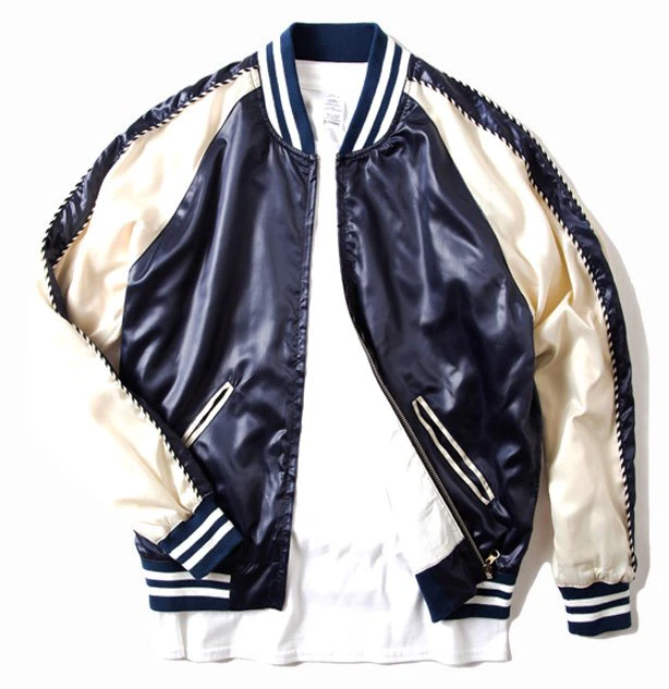Satin Baseball Bomber Jacket