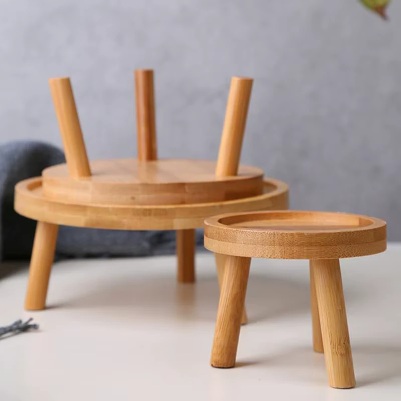 Mini Wooden Plant Stand