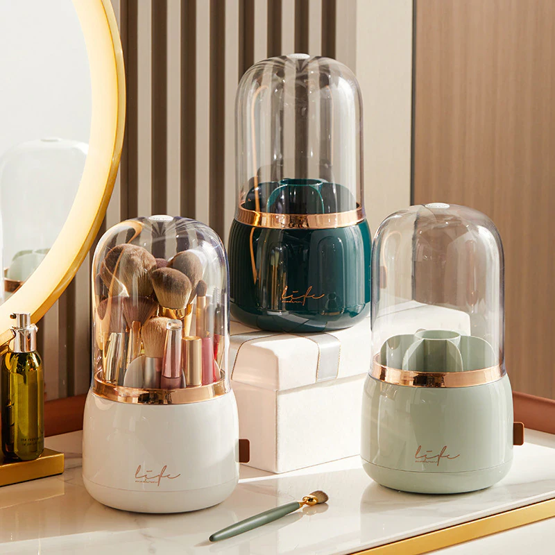 Rotating Makeup Brush Organiser