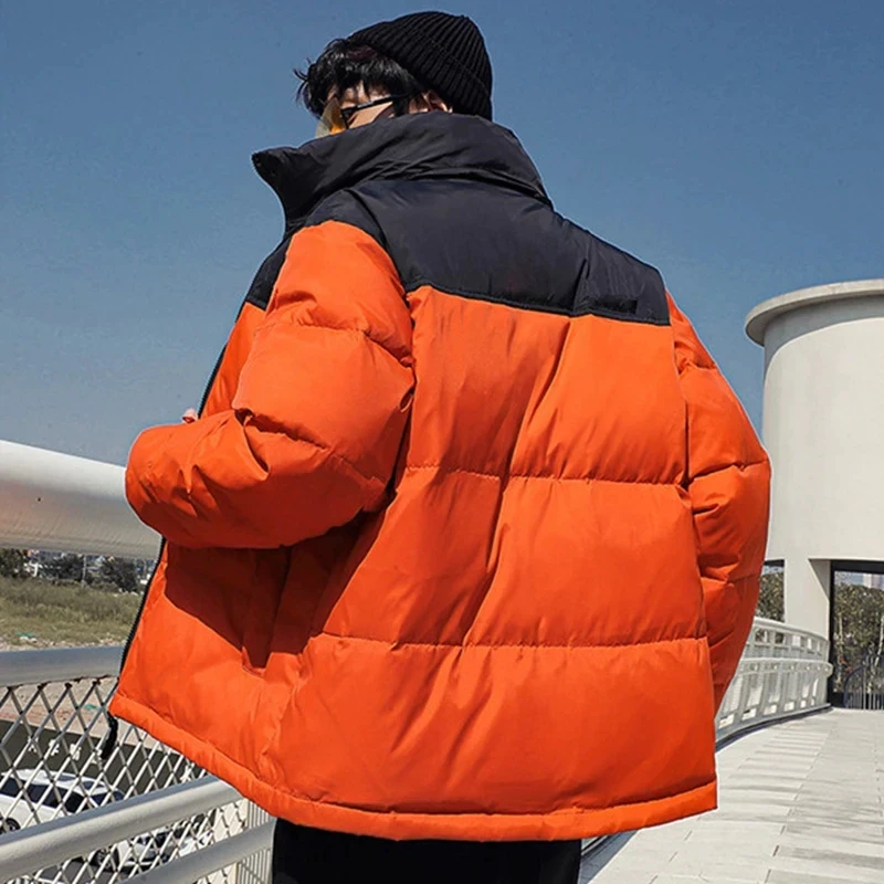 Block Color Puffer Jacket