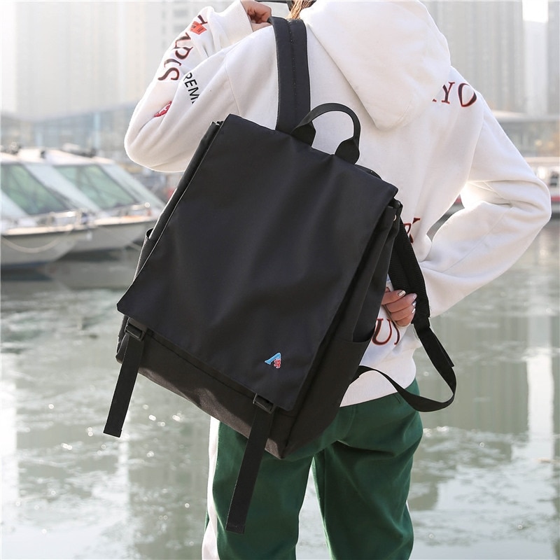 Blank Foldover Backpack