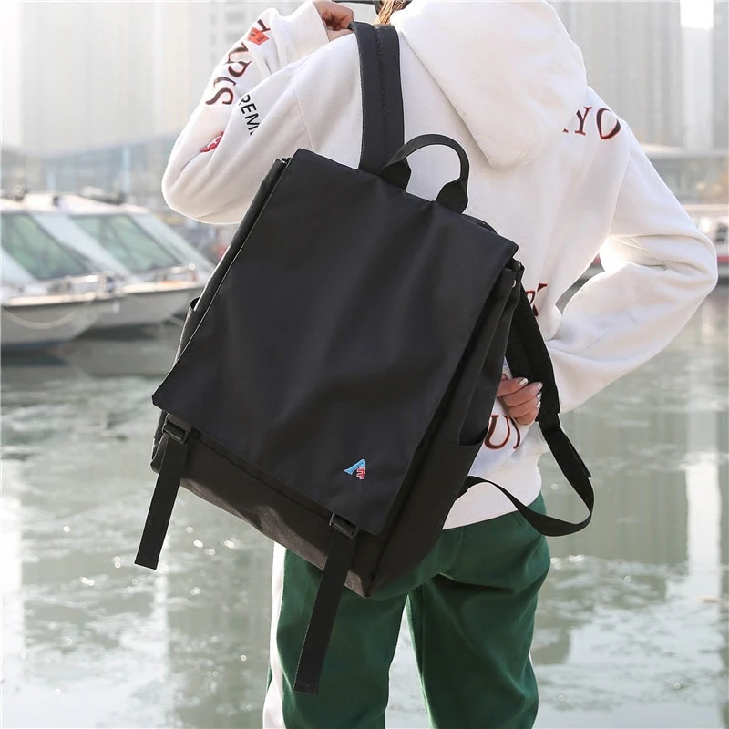 Blank Foldover Backpack