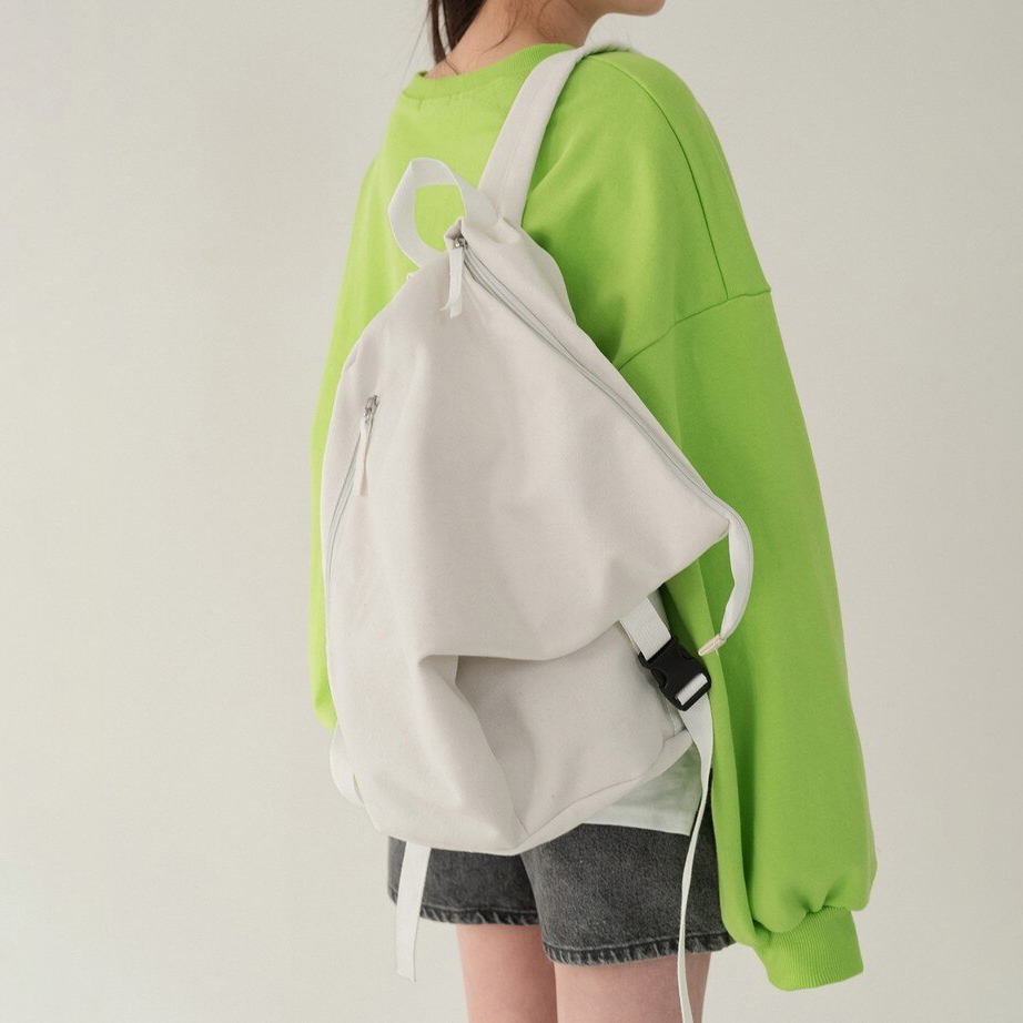 Slouchy Canvas Backpack