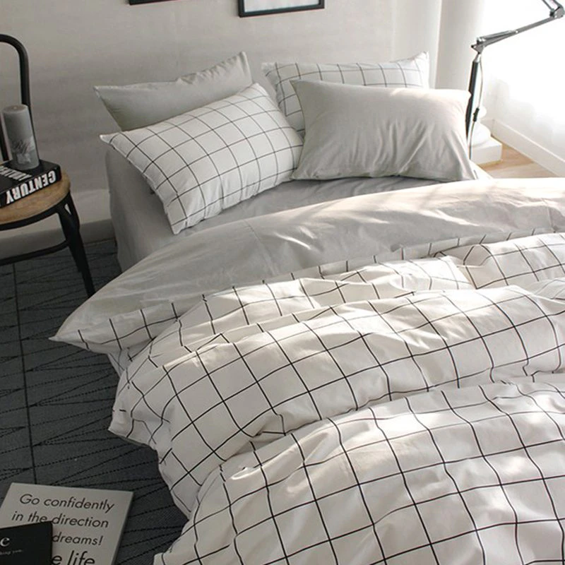 Grid Pattern Bedding set